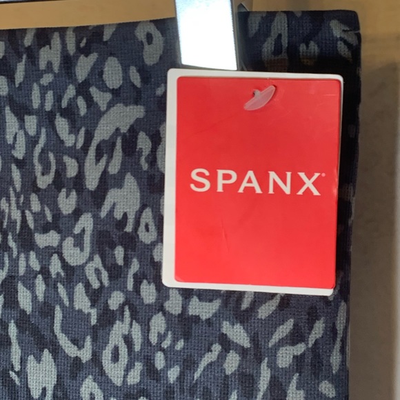 Spanx look at me now leggings indigo leopard - Picture 3 of 8